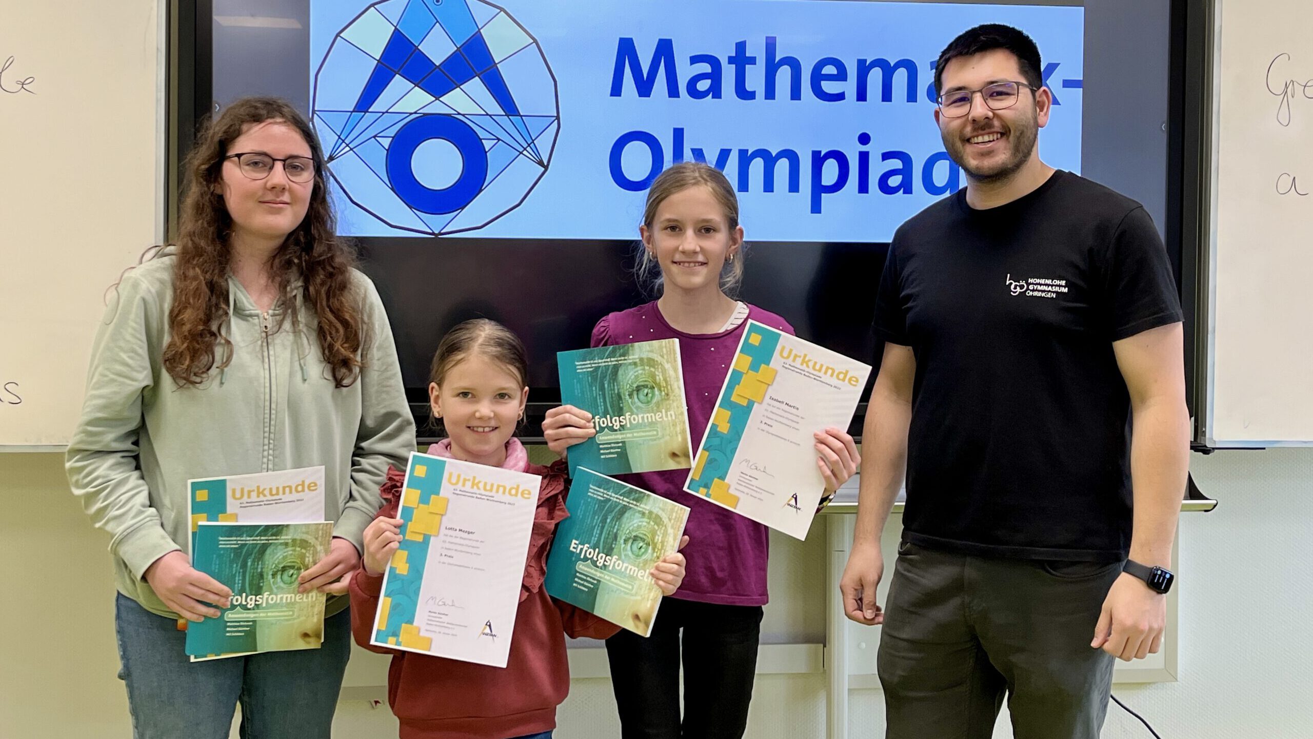 Matherätsel AG – Bronze für unsere Olympioniken!