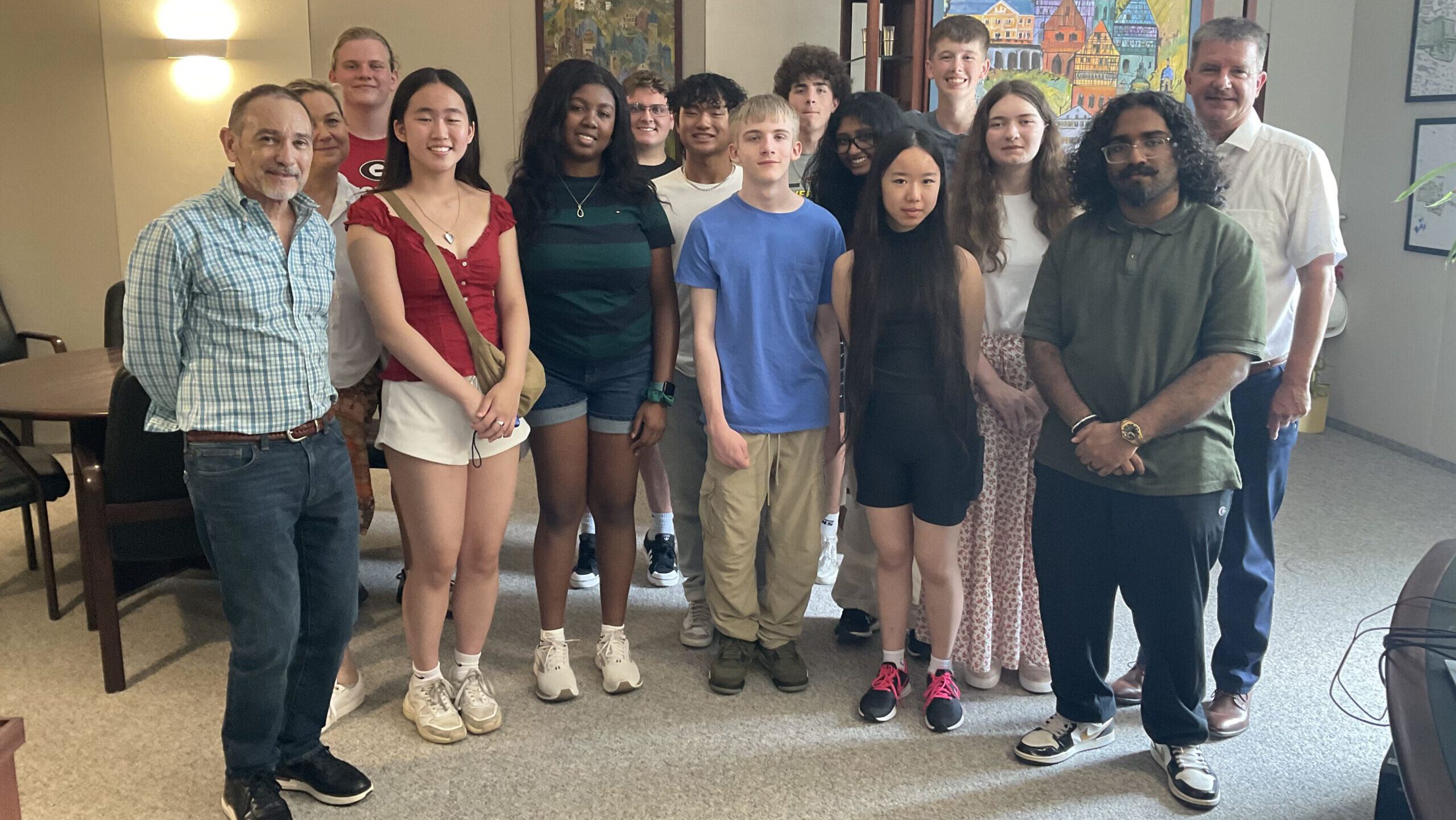 Amerikanische Gastschülerinnen und Gastschüler am HGÖ