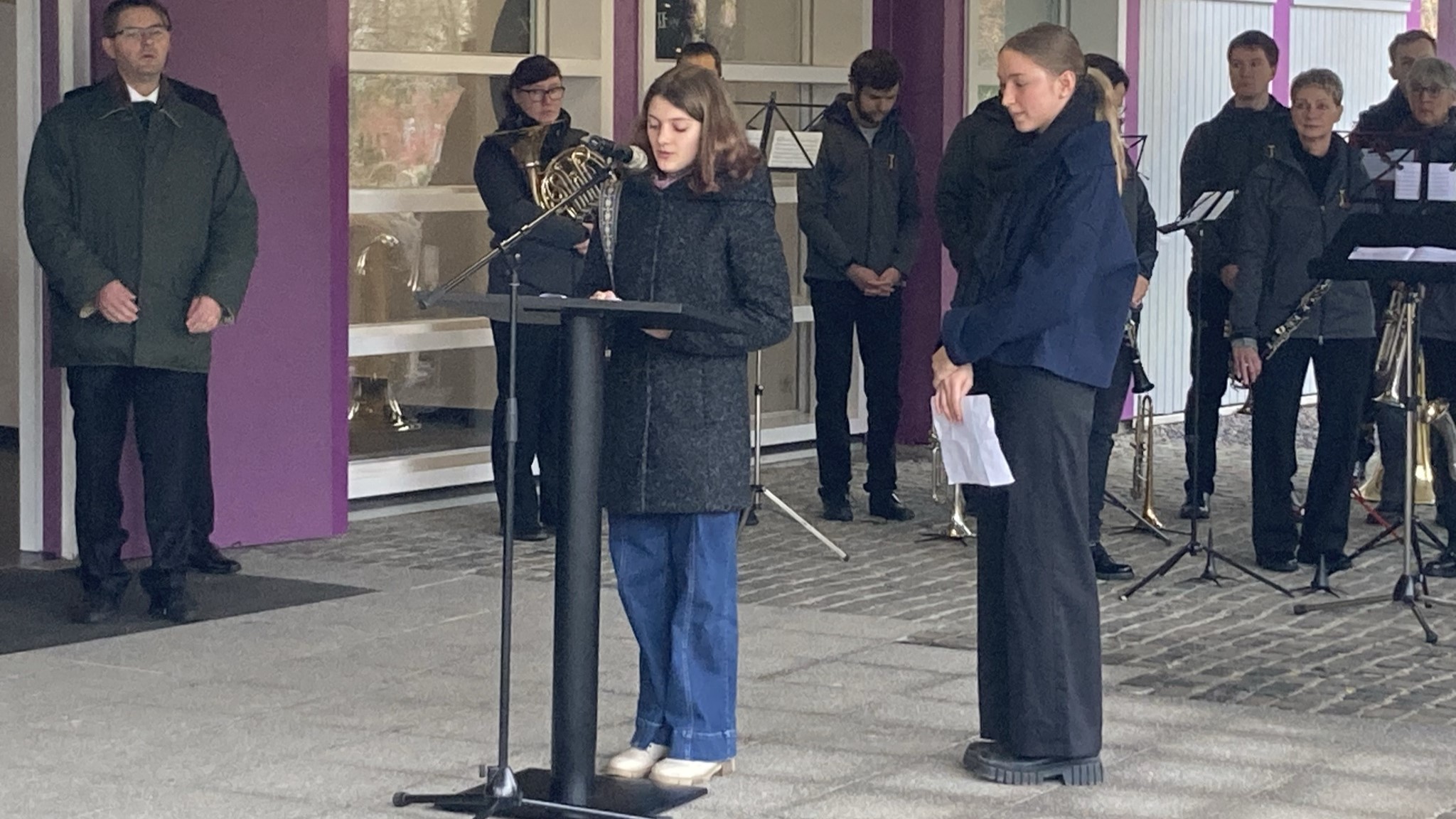 Gedenkveranstaltung zum Volkstrauertag mit Beteiligung des HGÖ