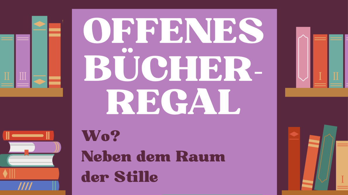 Offenes Bücherregal
