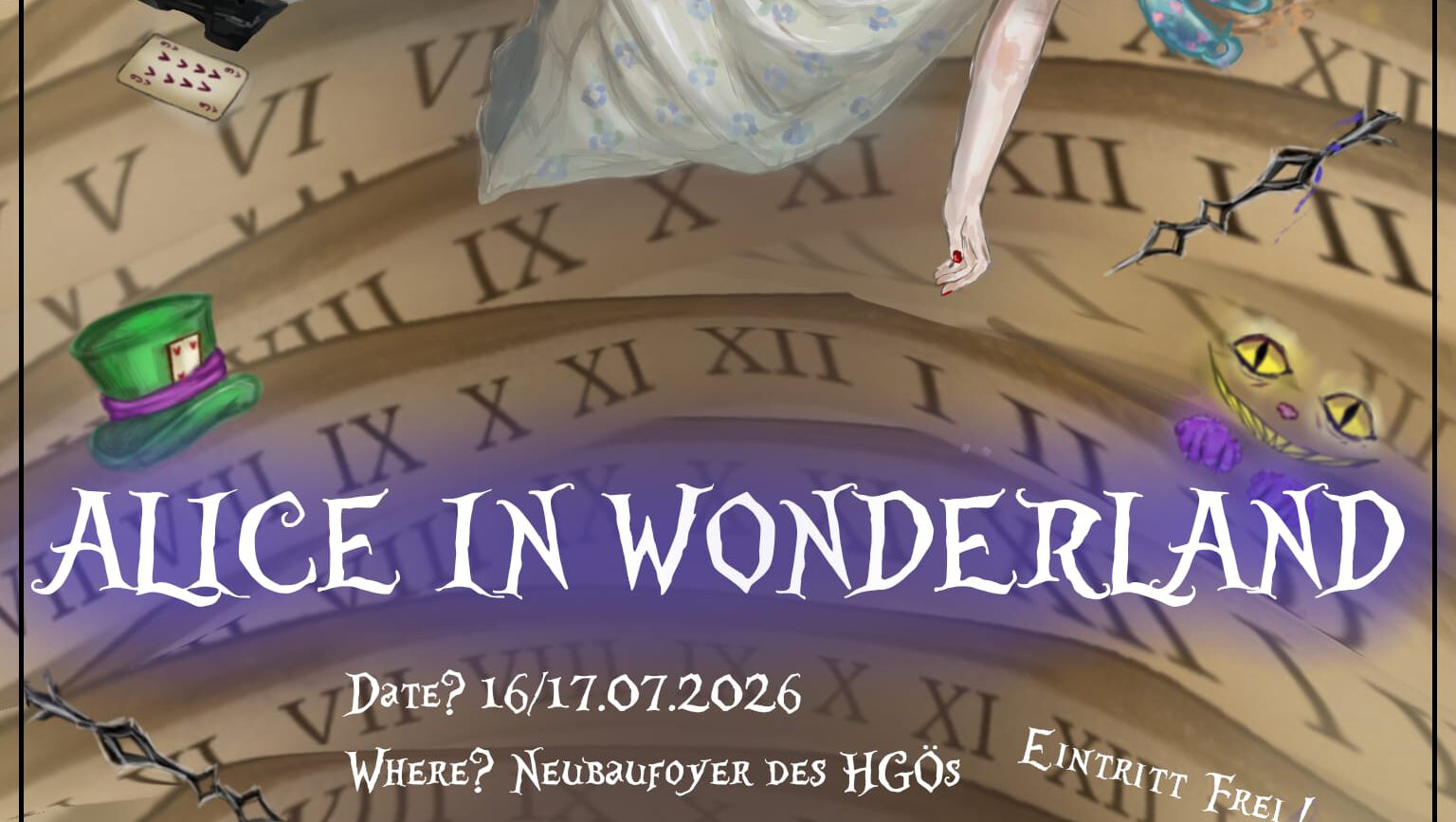 THE ENGLISH Drama Club PRESENTS to you: Alice in Wonderland